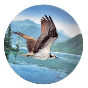 VTG‎ 1990 Edwin Knowles The Osprey by Daniel Smith 8.5" Collectible Plate #6030C